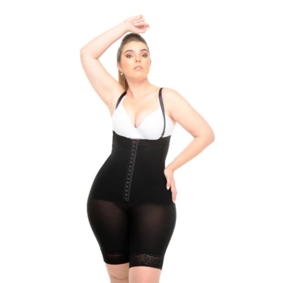 1602 LIPO EXPRESS FAJA STRAPLESS HALF LEG - Picture 1 of 2